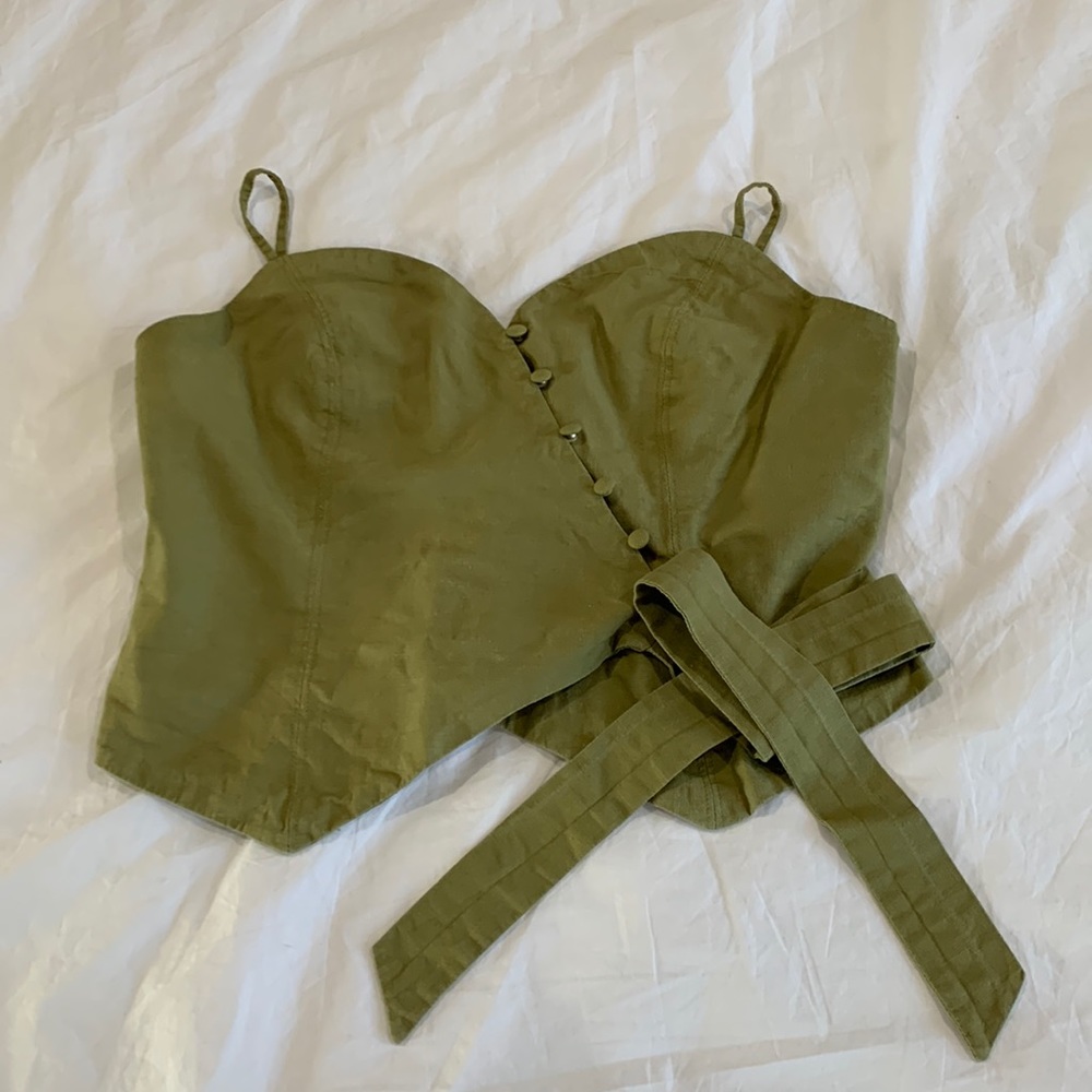 Urban outfitters wrap crop top